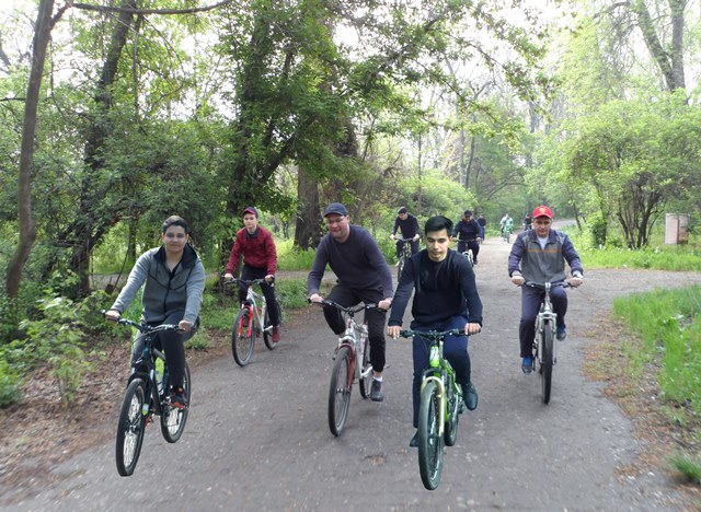 Велопробег посвященный Всемирному Дню Здоровья проведен в Ташкенте