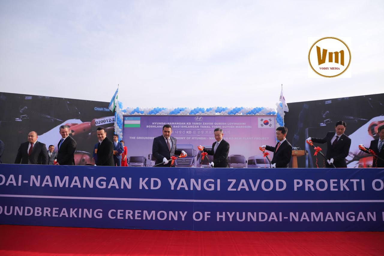 Hyundai Breaks Ground For First vehicle plant in Uzbekistan!